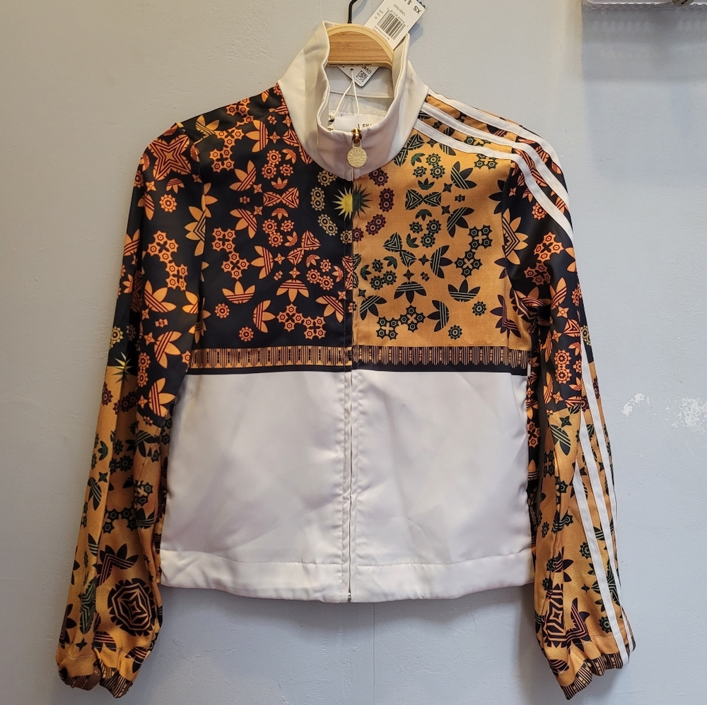 Adidas YARA SHAHIDI SATIN TRACK JACKET    Size XS (UK 4-6) NWT